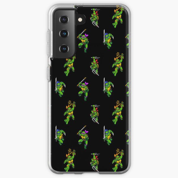 tmnt sprites pattern Samsung Galaxy Soft Case