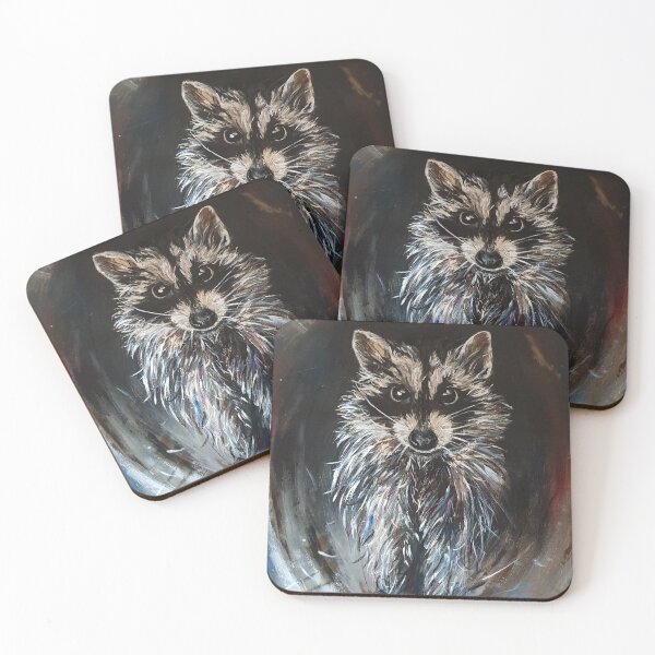 Item preview, Peekaboo Raccoon designed and sold by Bumble-Bea.