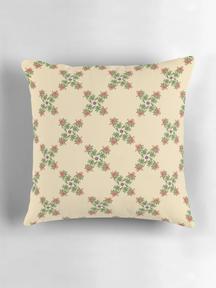 Thumbnail 3 of 4, Pillow, Repeating Pattern - Roses designed and sold by Mary Evans Picture Library.