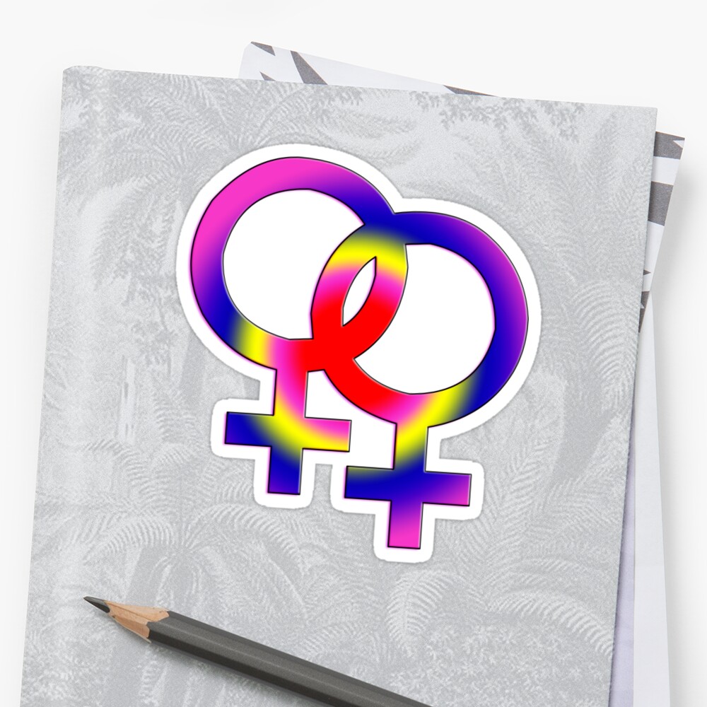Lesbian Sticker By Fuxart Redbubble 1523