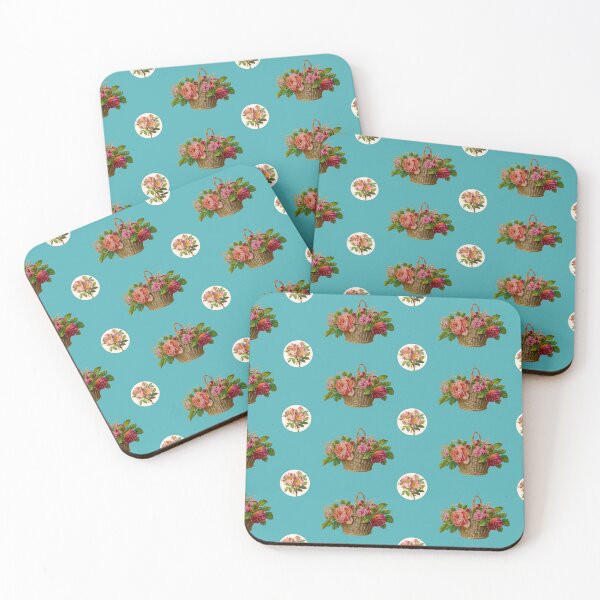 Item preview, Repeating Pattern - Roses in a Basket designed and sold by Mary Evans Picture Library.