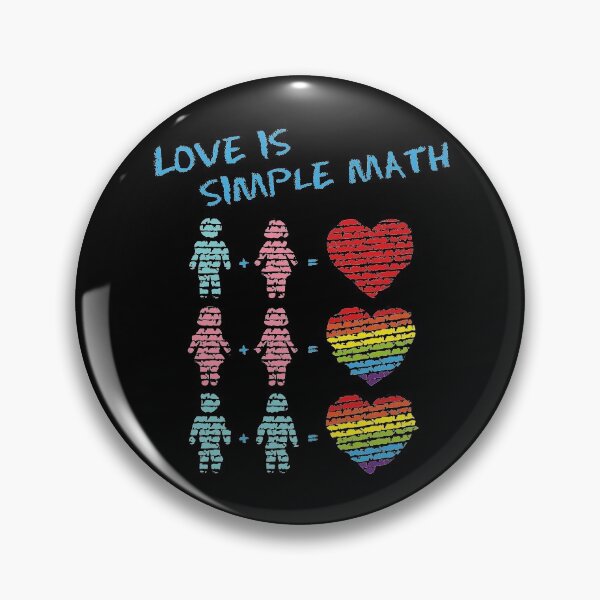 Item preview, LOVE IS SIMPLE MATH designed and sold by Dwarf-Monkey.