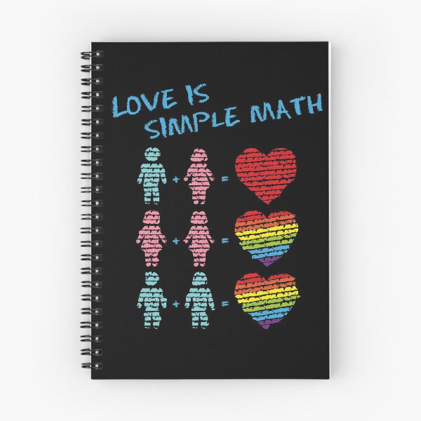 Item preview, LOVE IS SIMPLE MATH designed and sold by Dwarf-Monkey.