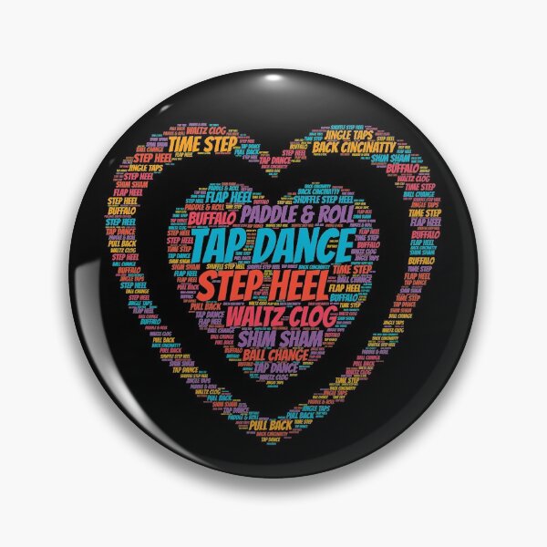 Item preview, Tap Dance Heart I Tap Dancing Basic Terms designed and sold by Dubbra.