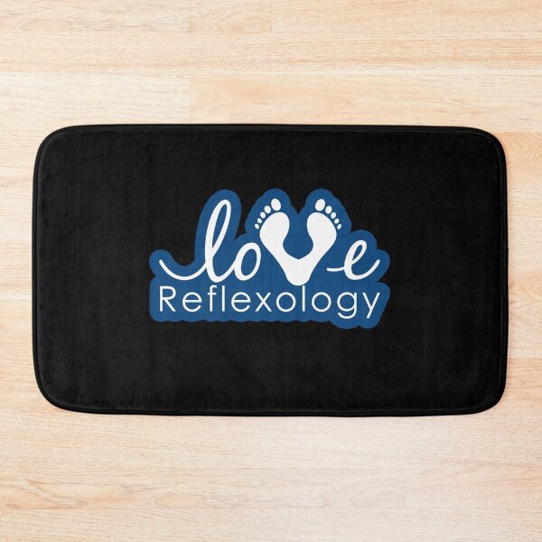 Item preview, Love Reflexology (blue outline) designed and sold by Onpointholistic.