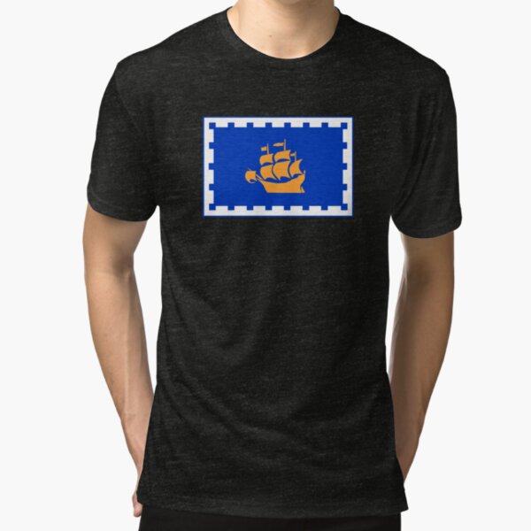 Flagge der Stadt Québec Vintage T-Shirt