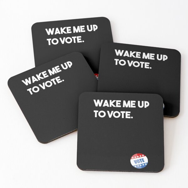 Item preview, wake me up to vote designed and sold by thehollowpoint.