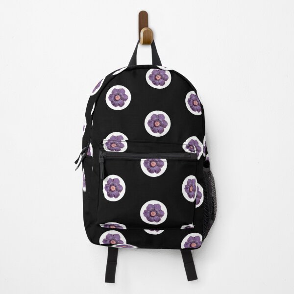 Item preview, Repeating Pattern - Purple Flowers - Black Background designed and sold by Mary Evans Picture Library.