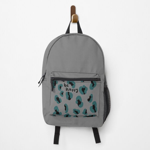 Item preview, Teal and Gray Be Happy Cheetah Print designed and sold by faithprints.