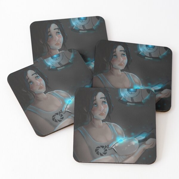 Item preview, Chell and Wheatly designed and sold by SmileOnMyHeart.
