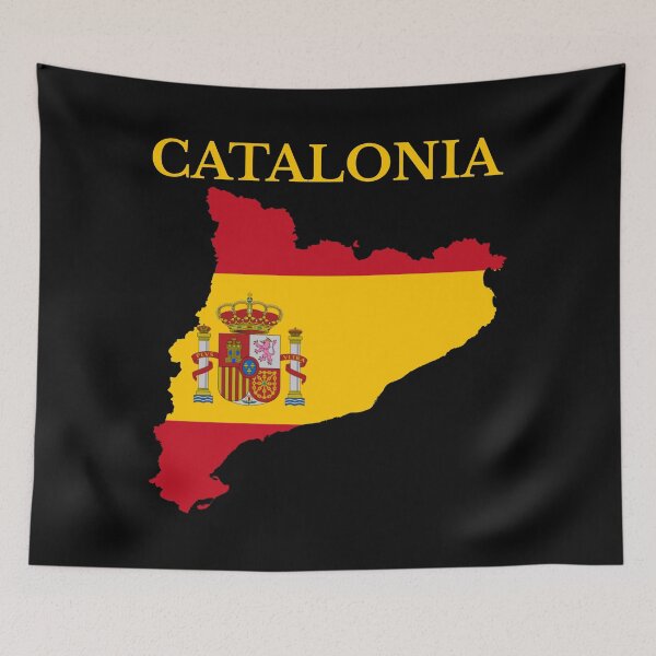 Artikelvorschau, Karte von Katalonien, Spanien entworfen und verkauft von marosharaf.