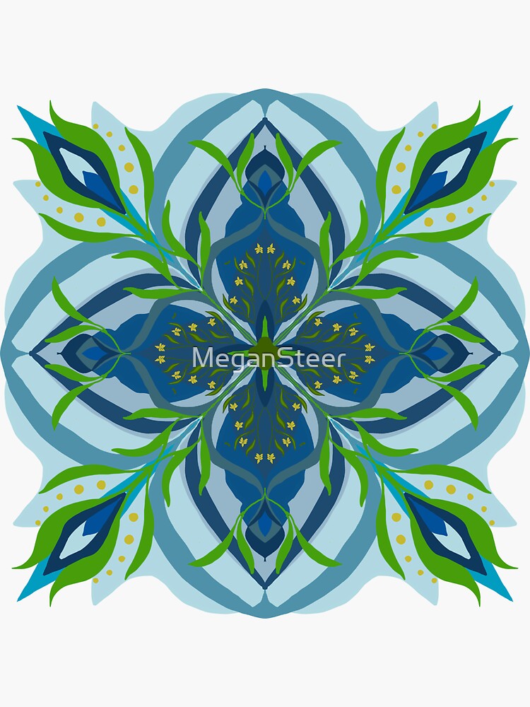 Thumbnail 3 of 3, Sticker, Botanica designed and sold by MeganSteer.