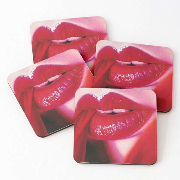 Item preview, Retro 80s Red Lips Classic Airbrush designed and sold by Retro80sArt.