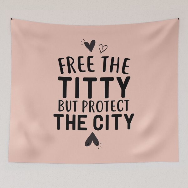 Item preview, Free the Titty but Protect the City designed and sold by KunKhalil.