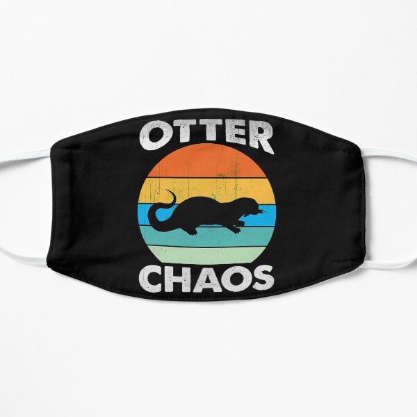 Otter Zoo Animal Lover Flat Mask