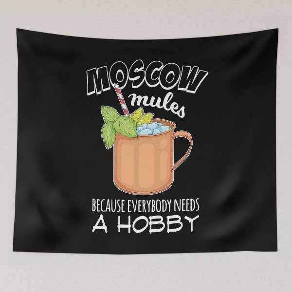 Item preview, Everybody Needs A Hobby Funny Moscow Mule Cocktail print designed and sold by jakehughes2015.