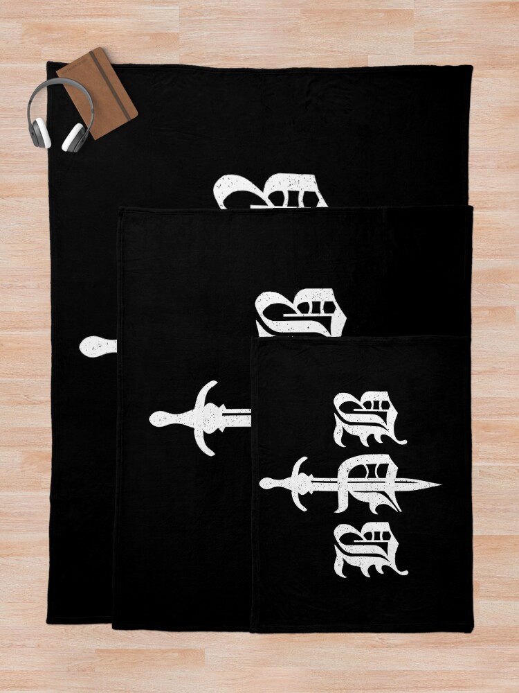 Thumbnail 5 of 6, Throw Blanket, Black Dagger Brotherhood designed and sold by silverhexagon.