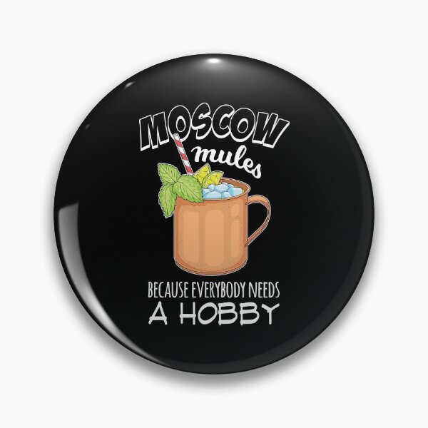 Aperçu de l'œuvre Tout le monde a besoin d'un Hobby Funny Moscow Mule Cocktail imprimer créée et vendue par jakehughes2015.