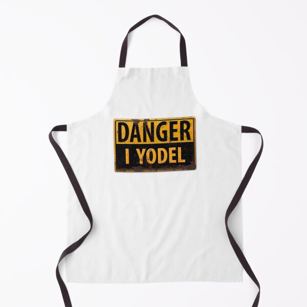 Item preview, Funny DANGER, I Yodel - Warning Metal Rust Sign - yodelling designed and sold by 26-Characters.