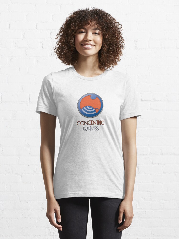 Alternate view of ConCentric Games Logo Essential T-Shirt