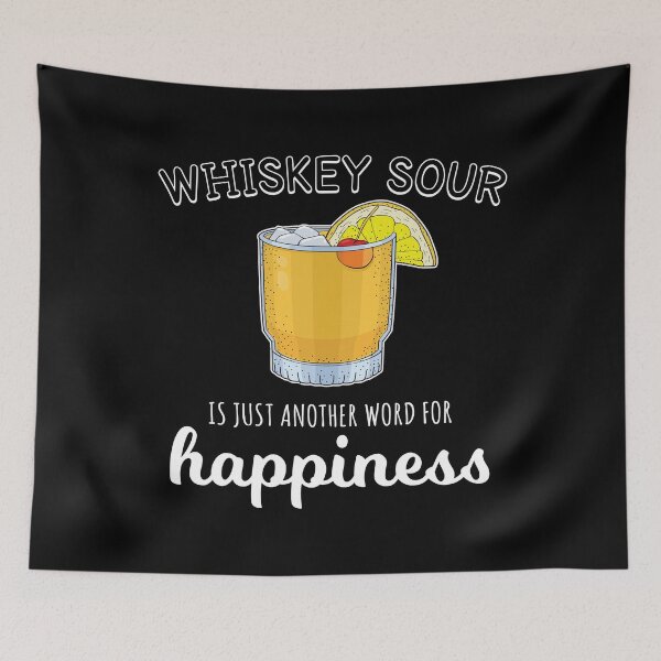Item preview, Happiness Mixologist Whiskey Sour Cocktail print designed and sold by jakehughes2015.