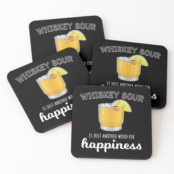 Item preview, Happiness Mixologist Whiskey Sour Cocktail print designed and sold by jakehughes2015.