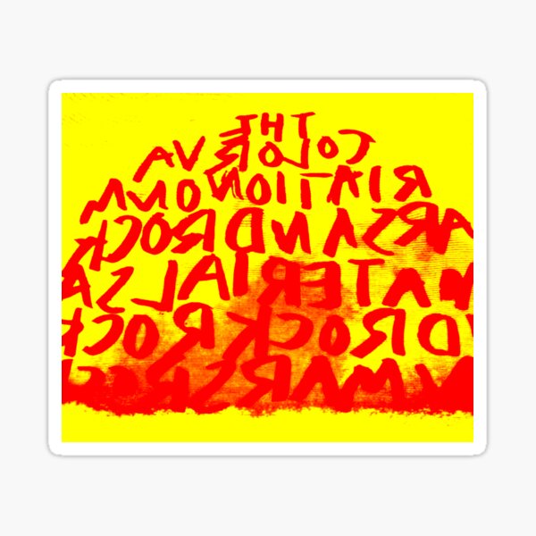 ROCK ON MARS Sticker
