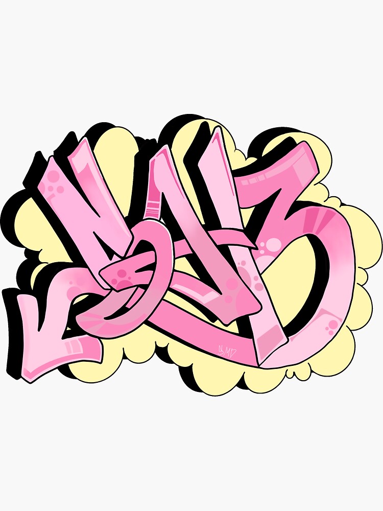 "graffiti sticker" Sticker for Sale by SayloreDuryee Redbubble