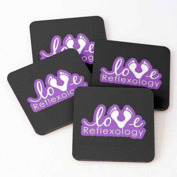 Item preview, Love Reflexology (purple outline) designed and sold by Onpointholistic.
