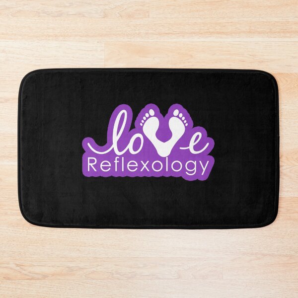 Item preview, Love Reflexology (purple outline) designed and sold by Onpointholistic.