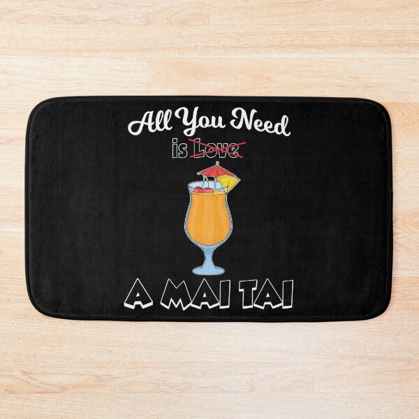 Item preview, Tiki Cocktail Pool Party All You Need Is A Mai Tai print designed and sold by jakehughes2015.