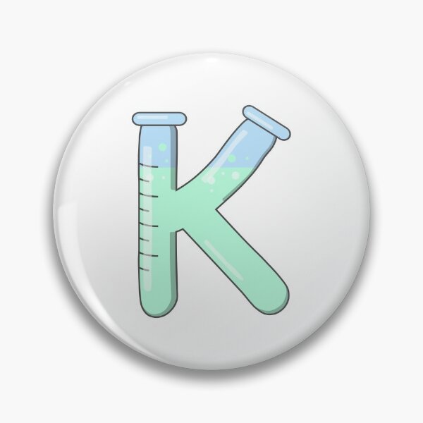 Item preview, Test Tube Letter K designed and sold by GeorgeLemon.