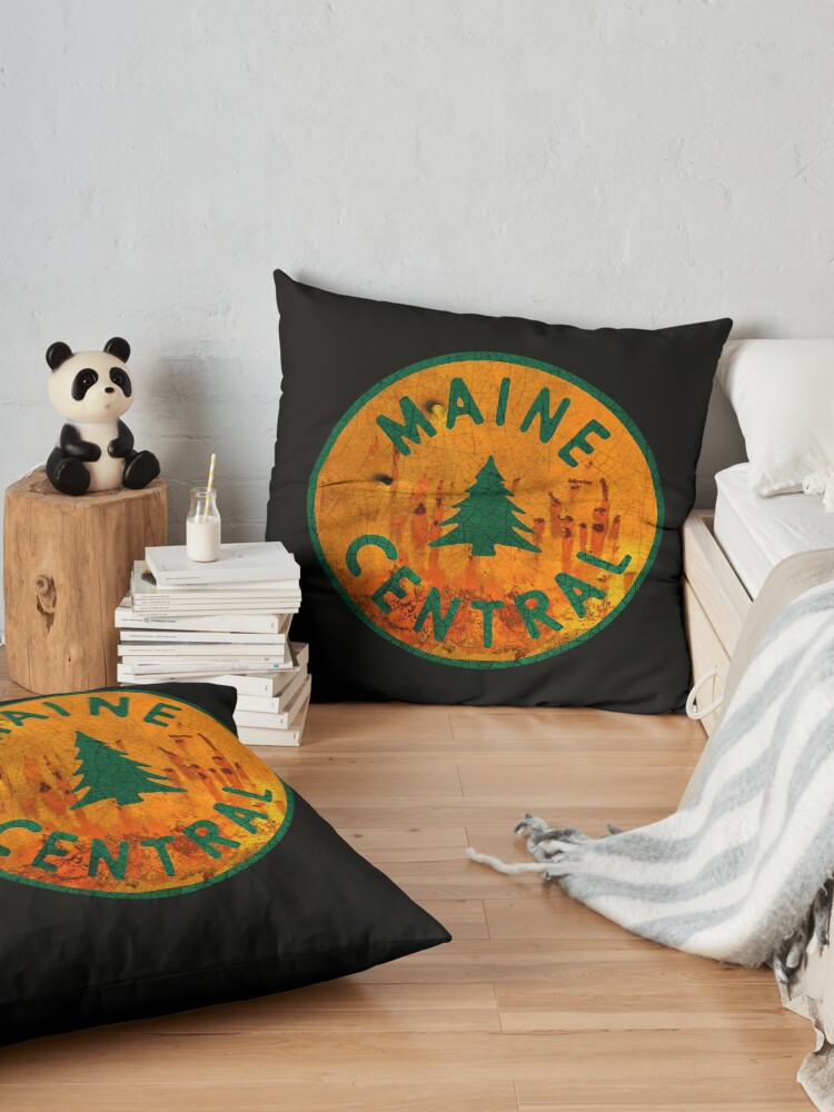 Alternate view of Maine Central Railway USA Floor Pillow