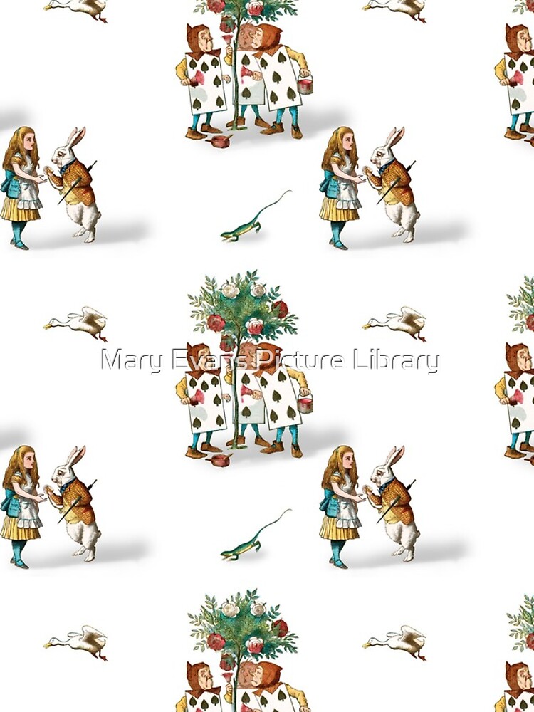Thumbnail 4 of 4, iPhone Case, Repeating Pattern - Alice and White Rabbit designed and sold by MEPL.