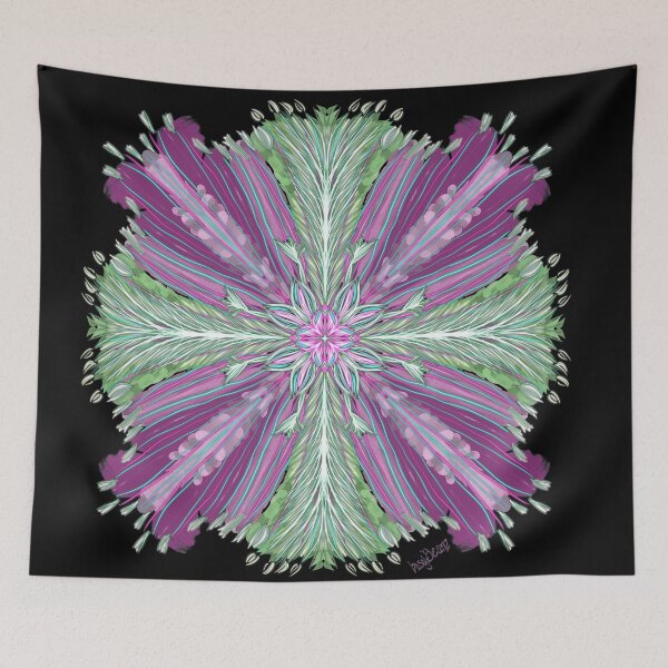 Item preview, Lillian’s flower attracted this delicate pastel beauty under nightfall designed and sold by busyBeanz.