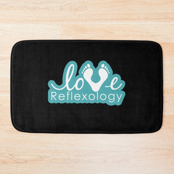 Item preview, Love Reflexology (teal outline) designed and sold by Onpointholistic.