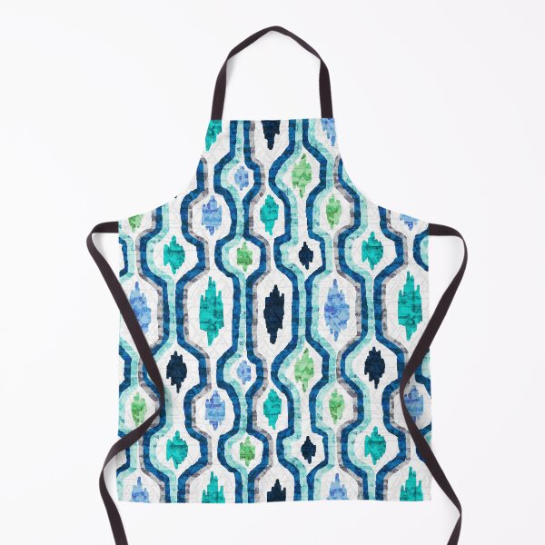 Item preview, Modern Ikat Chain Textile Pattern designed and sold by Michelebuttons.
