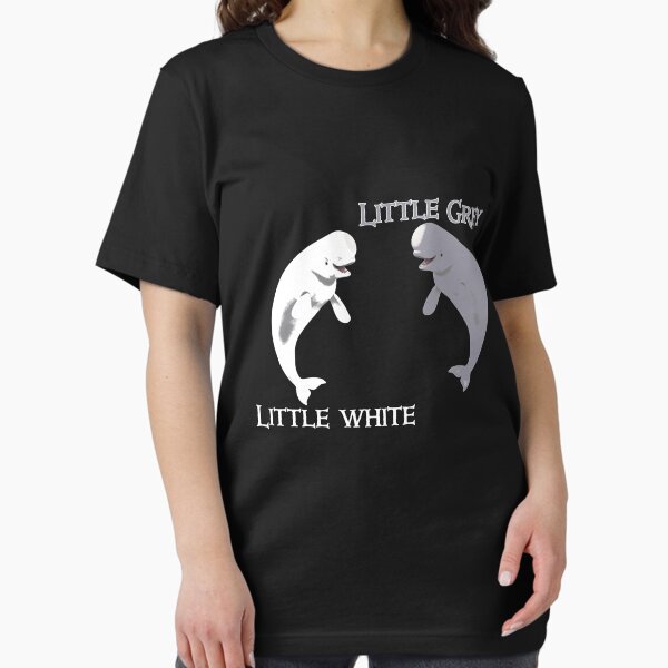 Item preview, Beluga whales Little Grey and Little White designed and sold by whaleharmony.