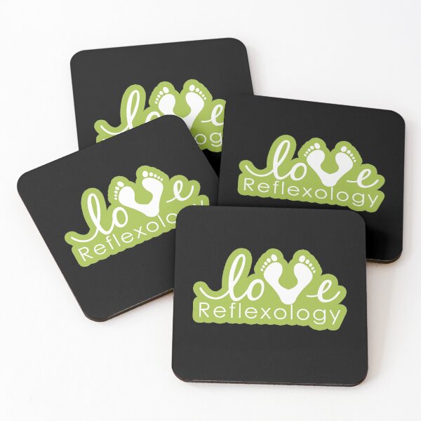 Item preview, Love Reflexology (green outline) designed and sold by Onpointholistic.