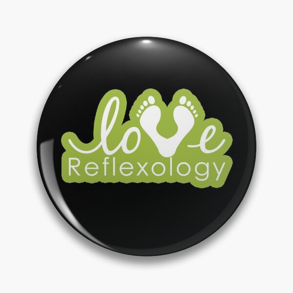 Item preview, Love Reflexology (green outline) designed and sold by Onpointholistic.
