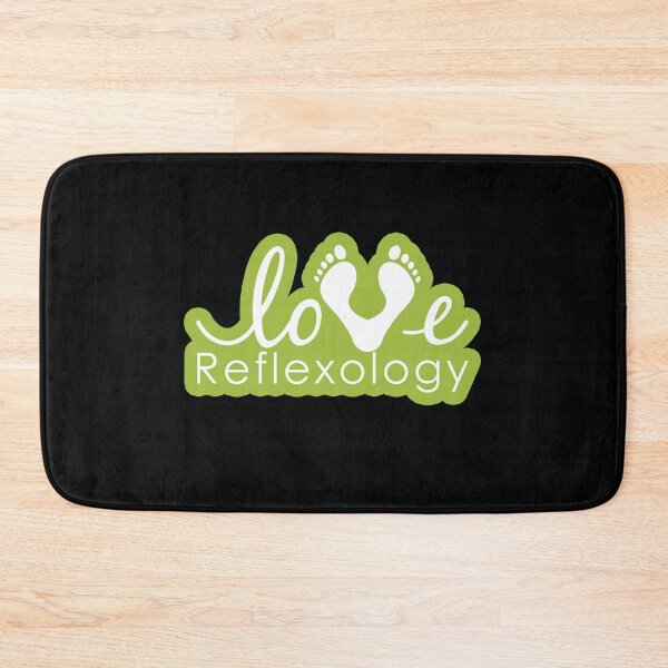 Item preview, Love Reflexology (green outline) designed and sold by Onpointholistic.