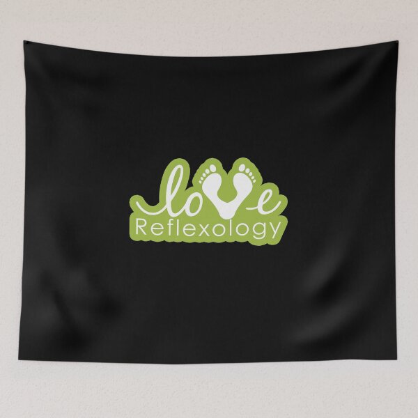 Item preview, Love Reflexology (green outline) designed and sold by Onpointholistic.