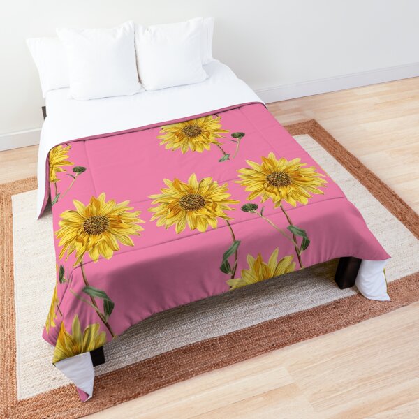A Trio Of Sunflowers Comforter