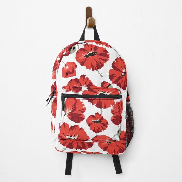 Item preview, Repeating Pattern - Poppies - White background designed and sold by Mary Evans Picture Library.