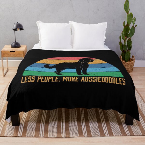 Item preview, Less People More Aussiedoodles Funny Dog Owner design designed and sold by jakehughes2015.