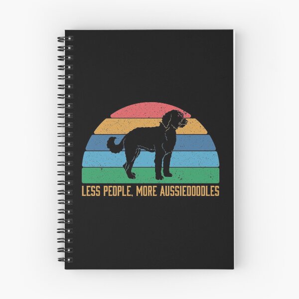 Item preview, Less People More Aussiedoodles Funny Dog Owner design designed and sold by jakehughes2015.