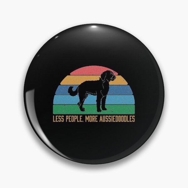 Item preview, Less People More Aussiedoodles Funny Dog Owner design designed and sold by jakehughes2015.