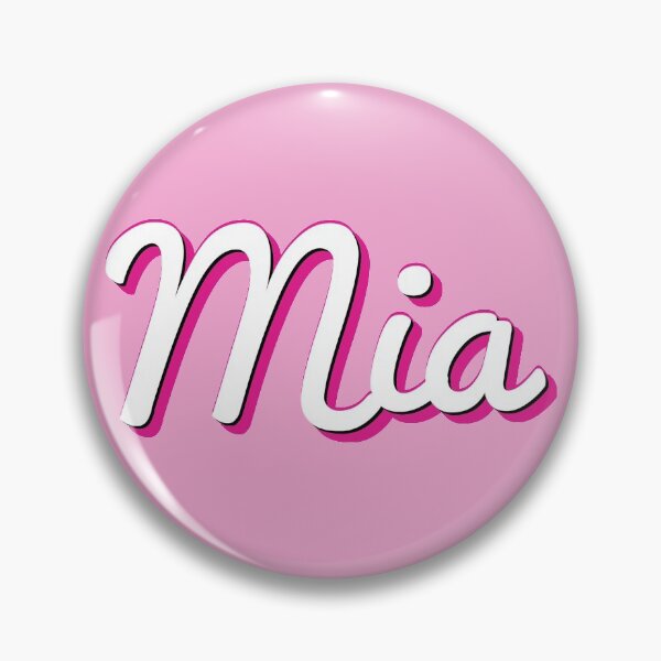 Item preview, Mia - Baby Girl Name designed and sold by 1PointlessPeach.