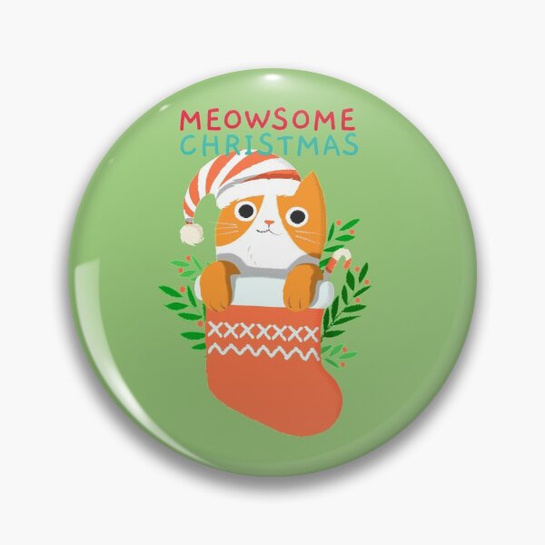 Item preview, Have a Meowsome Christmas- Awesome Merry Christmas Crazy Cat Lady designed and sold by EvaWolf.