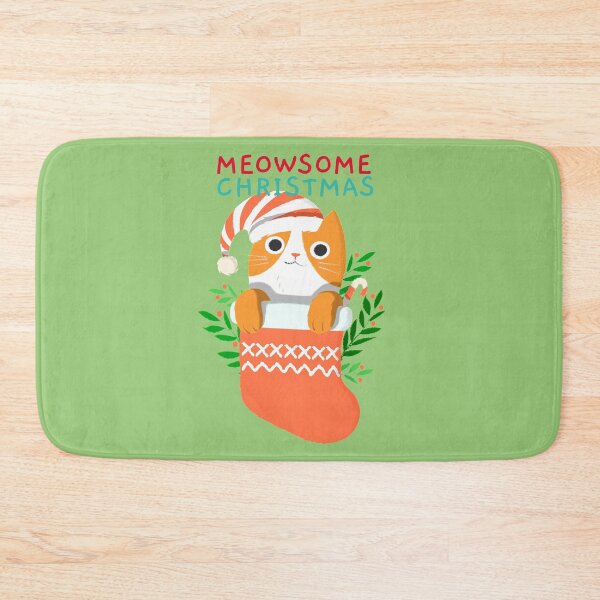 Item preview, Have a Meowsome Christmas- Awesome Merry Christmas Crazy Cat Lady designed and sold by EvaWolf.